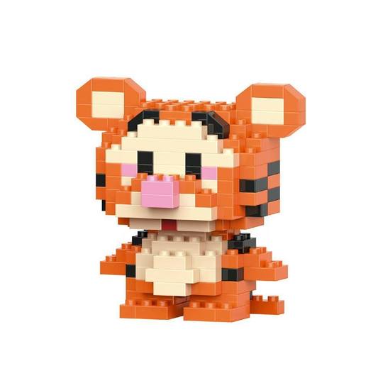 [School Gift] Microparticle Cartoon Doll Star Dailou Children's Assembled Toys Stall Wholesale Clearance Building Blocks