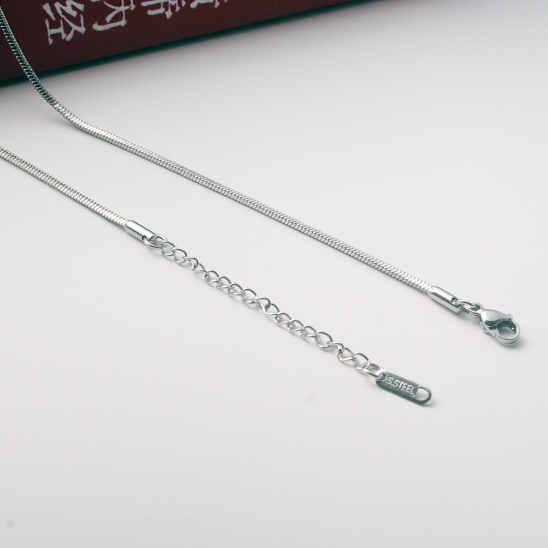 17g Weight DIY Jewelry Accessories Classification 1 Piece Quantity Stainless Steel Material Square Pattern Plating Design Simple Style Style Simple Style Square Stainless Steel Plating Jewelry Accessories 1 Piece 5