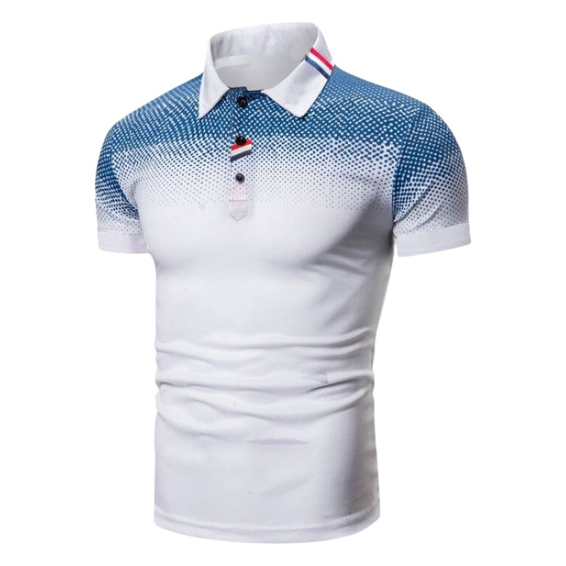 Nuevas camisetas polo de moda para hombre para comercio exterior, camisetas polo lisas para publicidad y trabajo, camisetas para hombre