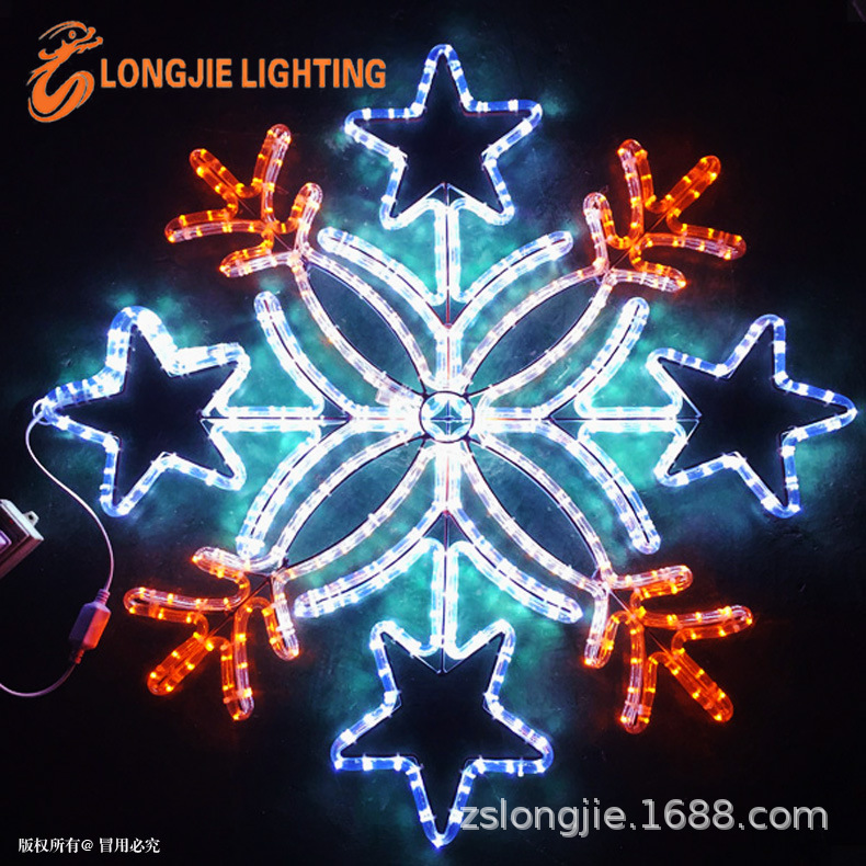 ֱ��80CM  ��+�� LEDѩ��ͼ���� LED�ʺ��ѩ��ʥ����ϵ�����͵�