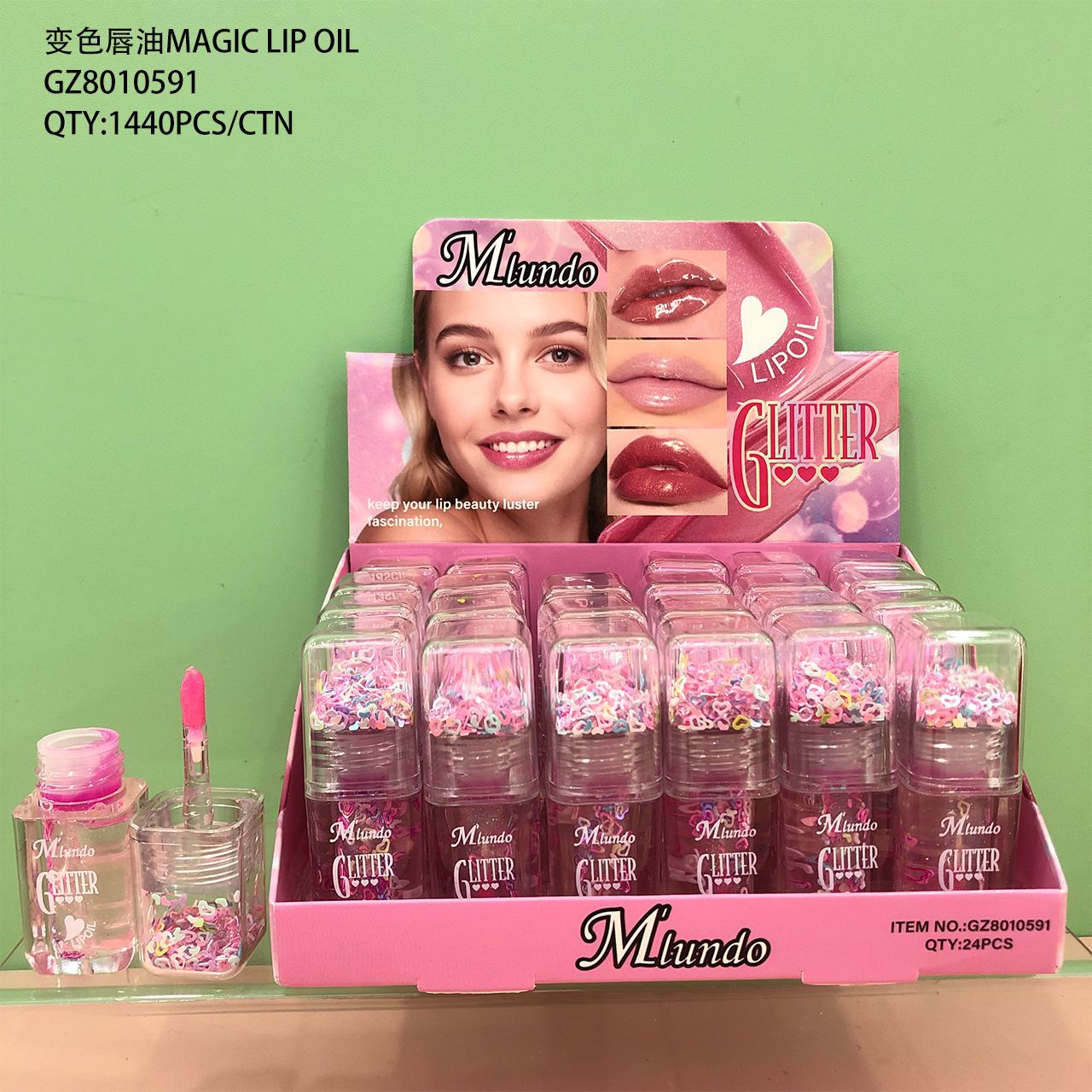 Nuevo Mlundo seis colores de alto brillo concelador blush sequinilla decolor óleo labial invisible barra de concelador maquillaje al por mayor