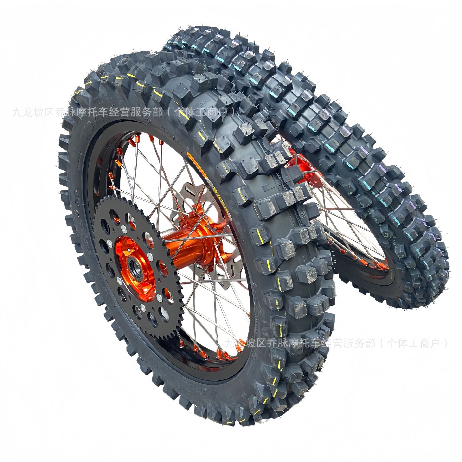 Husqvarna FEFC Off-road 21 18-inch wheel assembly suitable for KTM EXC300 modification with CNC hubs and CST tires