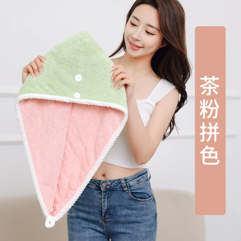 Quick dry hair towel, shower cap, scarf, water absorbent, increased thickness