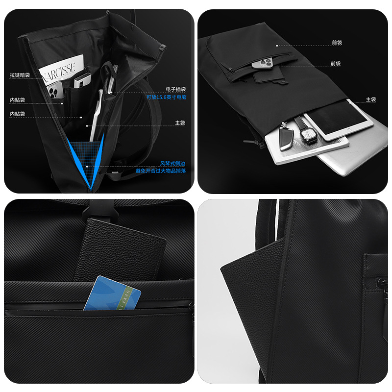 WEPOWER nuevo hombre viaje al aire libre viaje mochila de viaje mochila de viaje de negocios mochila de computadora de estudiantes