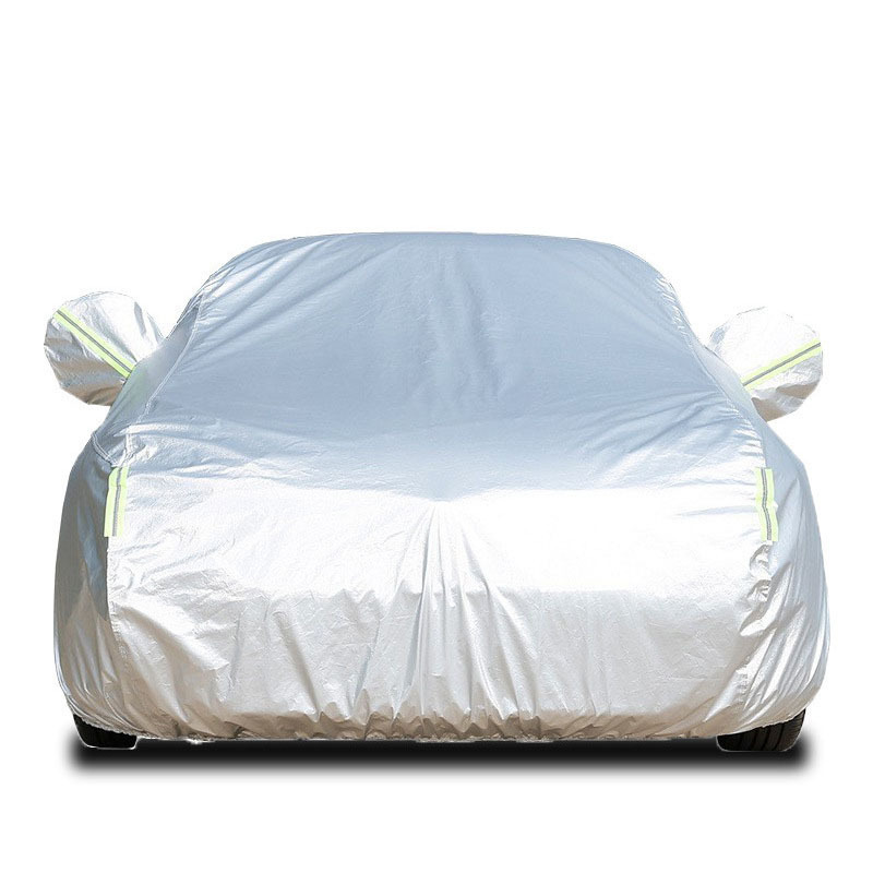 Cross-Border Popular Car Cover, Full Coverage, Thickened, Hail-Proof, Universal Sunshade, Windproof, Waterproof Car Cover