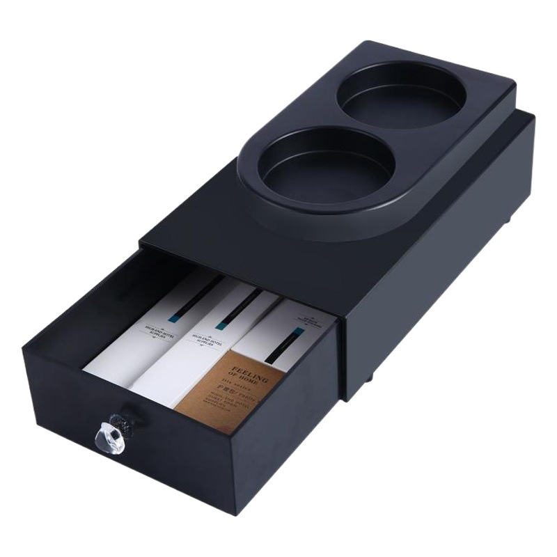 Bandeja de almacenamiento para cepillos de dientes y peines para hoteles, bandeja para lavabo de hostales, caja de almacenamiento para artículos de tocador