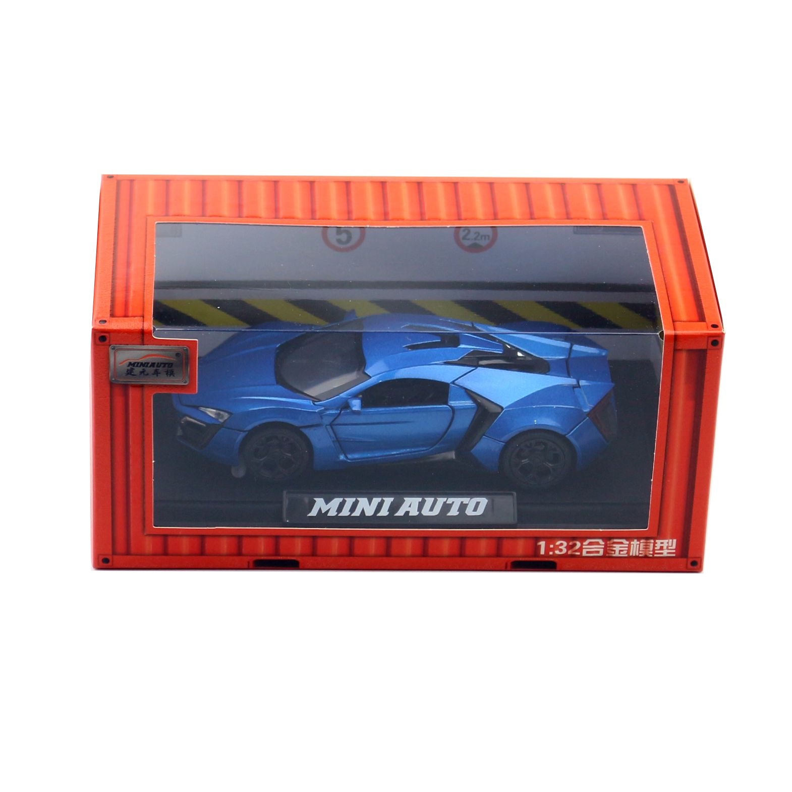 Modelo de coche de aleación Jianyuan 1:32 Laiken coche deportivo Tire hacia atrás con sonido y Luz Juguetes coche deportivo música modelo decoración colección