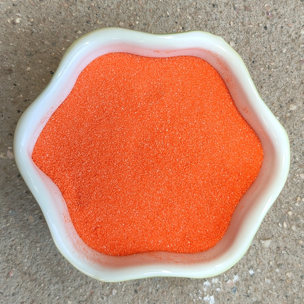 Оранжевый красный