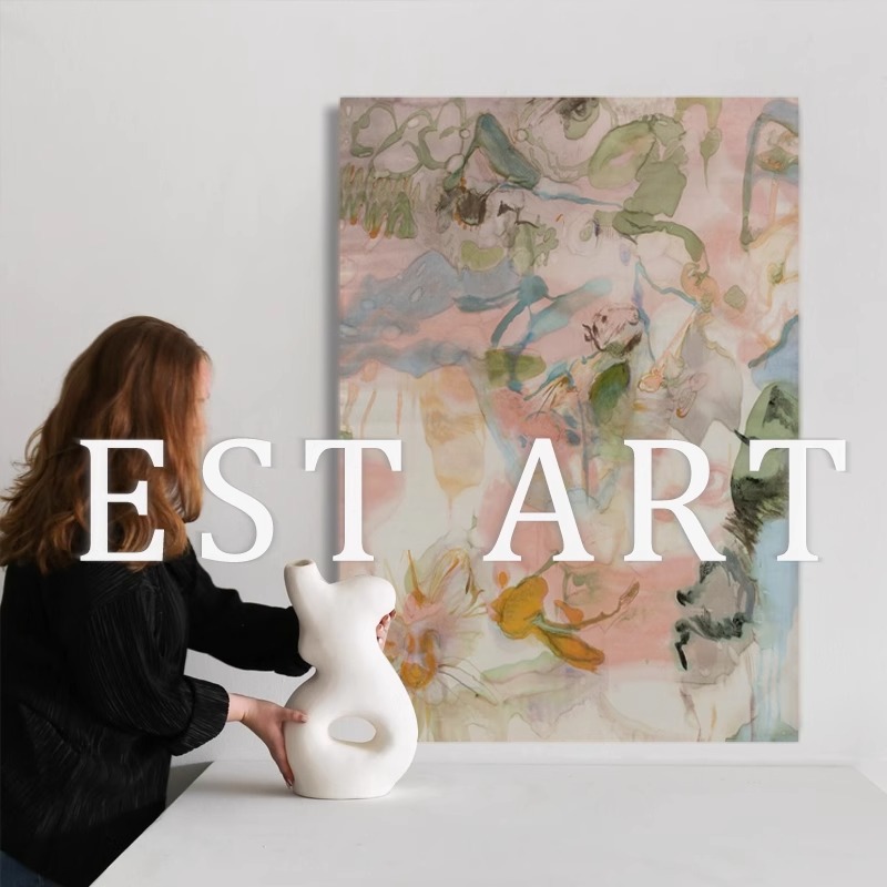 Est Art Frameless Painting Solid Wood Inner Frame Entrance Bedroom 