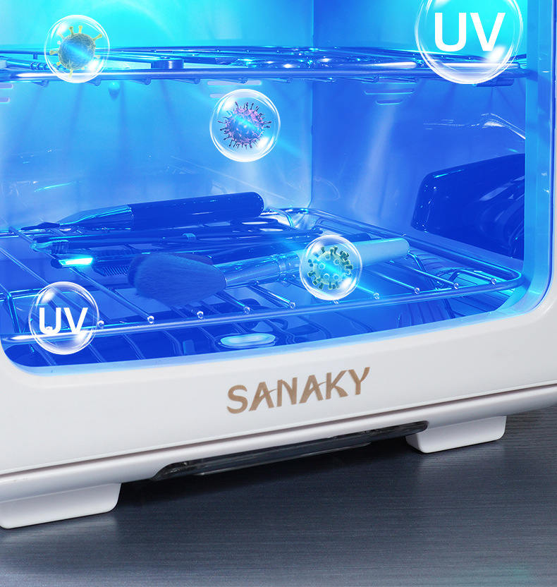 SANAKY Teeglassterilisationskasten, kompaktes Tischmodell