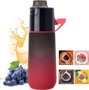New playful ring tritan scrub spray scent water cup hydrating cooling outdoor sports summer explosions