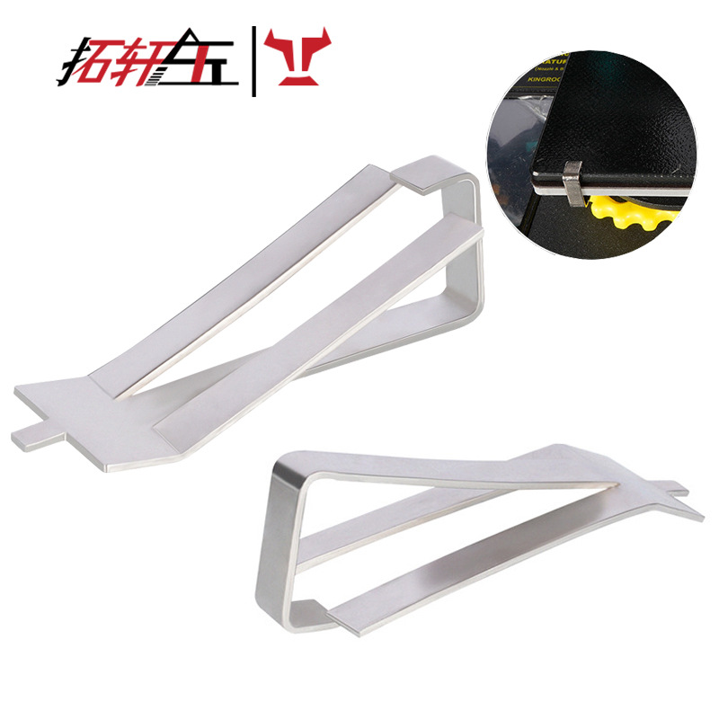 拓轩3D打印机配件Ender3热床玻璃固定夹打印平台晶格弹簧钢夹子