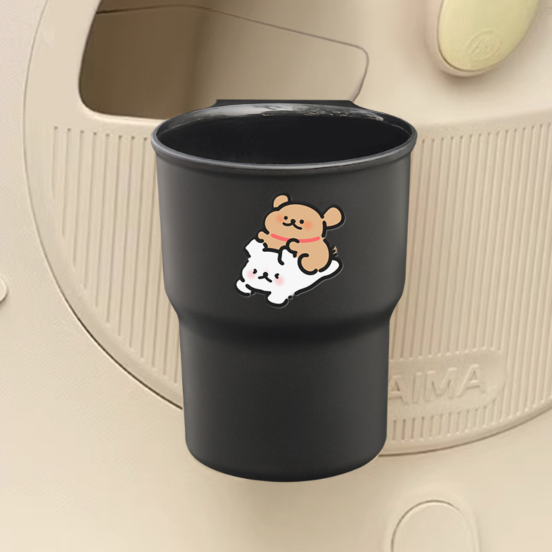 卡通可爱电动车水杯架车载水杯架放水奶茶咖啡杯托电瓶车置物神器|undefined