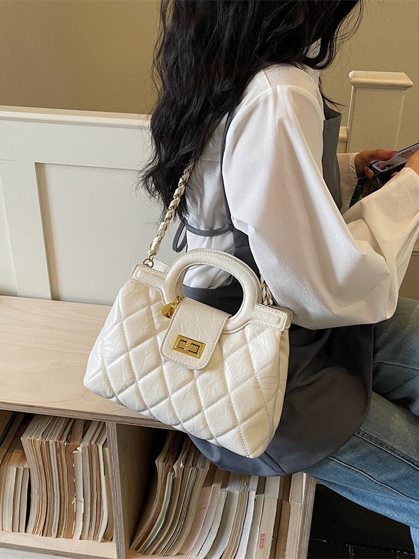 Cross-border 2026 nuevo tipo ligero de lujo pequeño Zhongzhong cadena bolso de mano, bolso de mujer de moda versátil bolso de mano