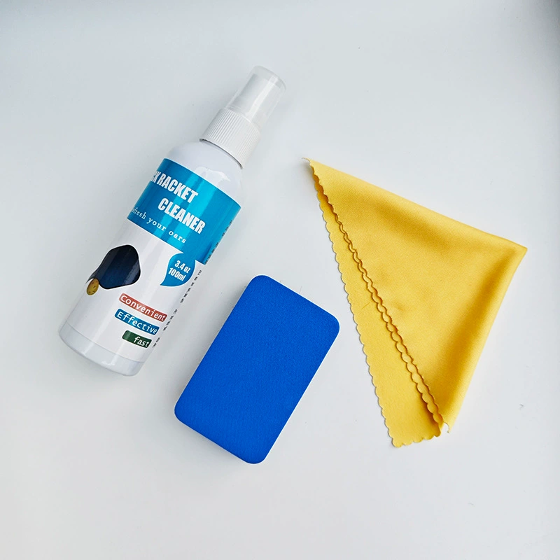 Спрей для чистки ракеток для пиклбола из углеродного волокна, OEM-производство на заказ, уход за ракетками, английский рынок внешней торговли