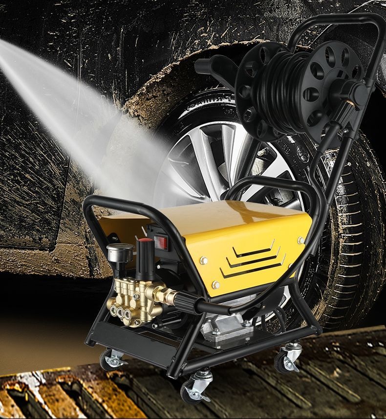 Menghu Black Cat Pressure Washer 220V Household High-Power Automatic Adjustable Pressure Car Washer
