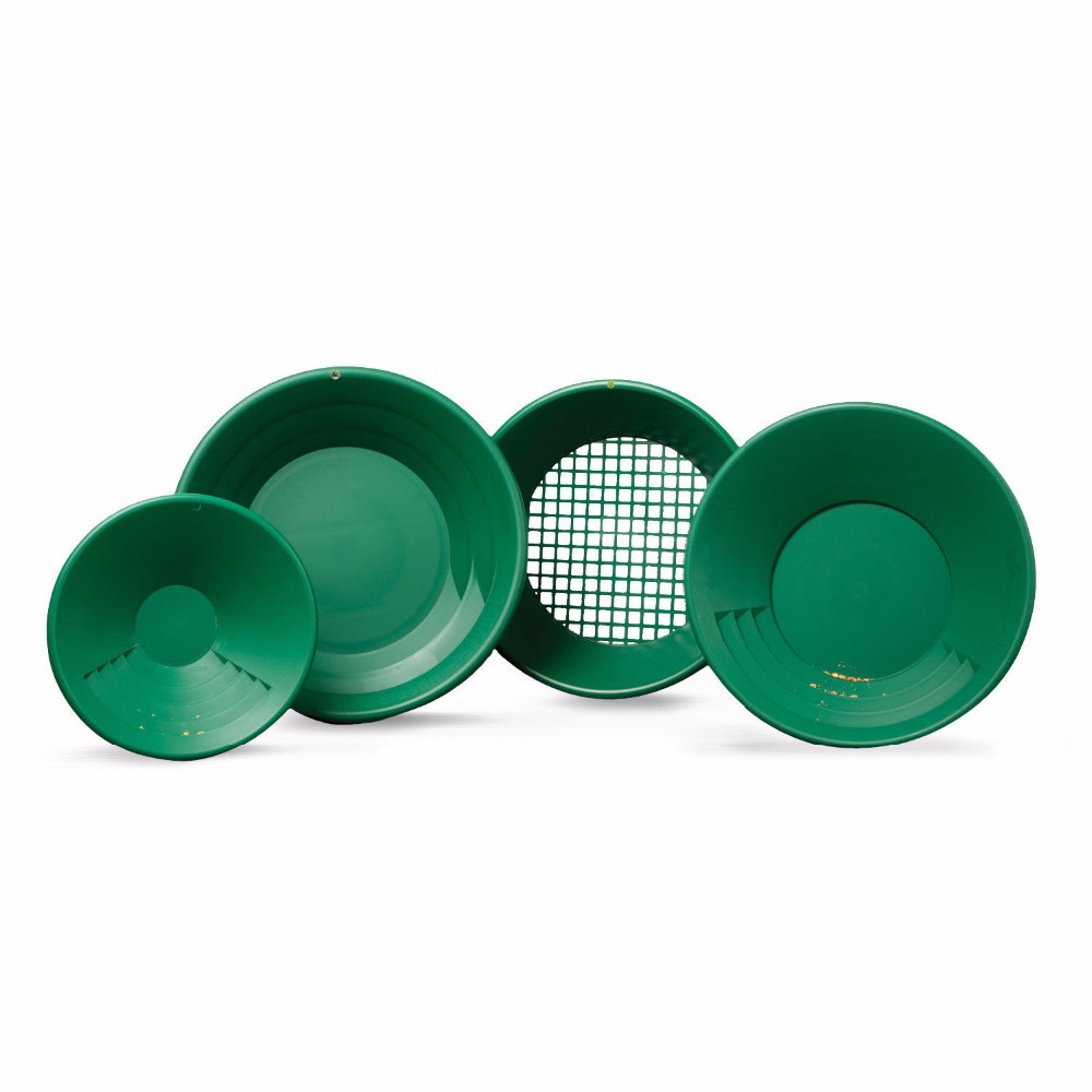 手摇淘金盘洗金入门小型塑料盆沙金盘筛盘淘金洗沙工具设备配件