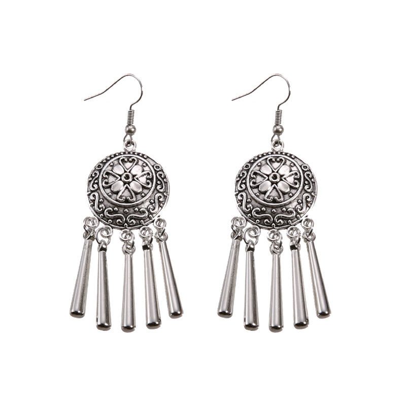 [Model 22-Carved]-Silver Hook
