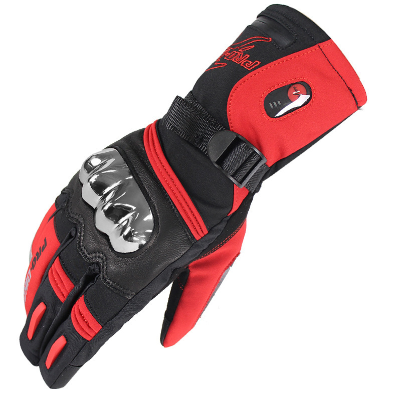 电热保暖防风防摔电动车摩托车山地自行车户外骑行运动手套防滑