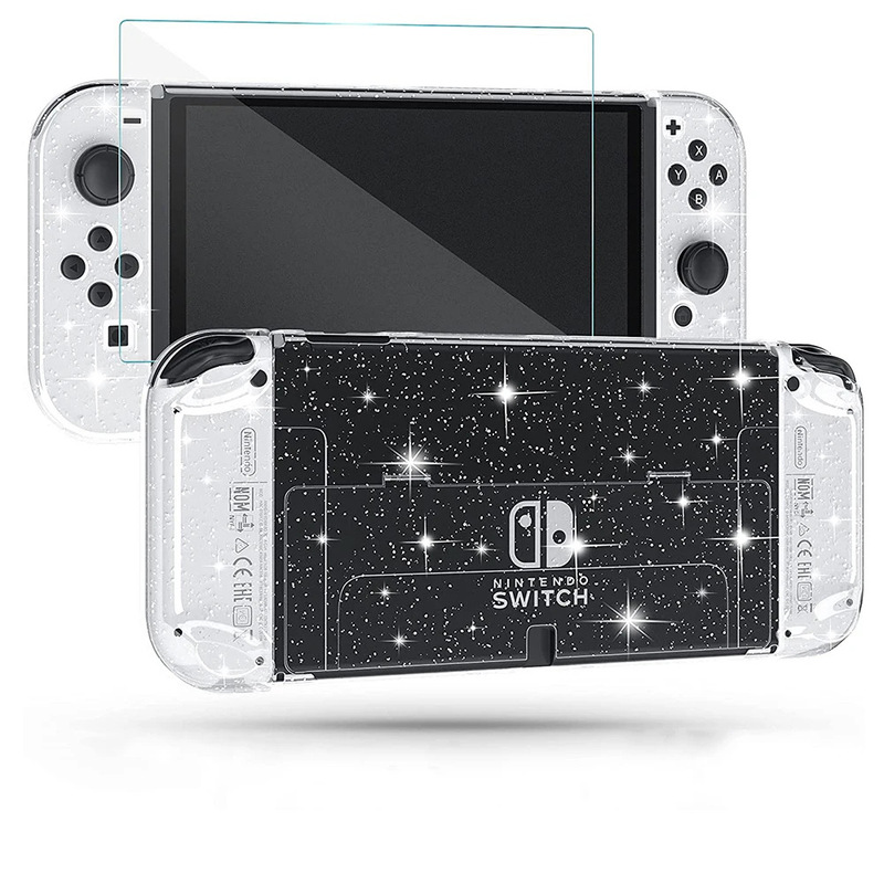 switcholed Flash Split Protective Shell Switch Glitter Crystal Shell Lite Glitter All-inclusive Crystal Shell