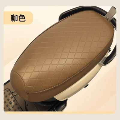 Electric car cushion: All Seasons, High-Quality Leather, Comfortable and - brown-color-medium-size-length-56-61cm