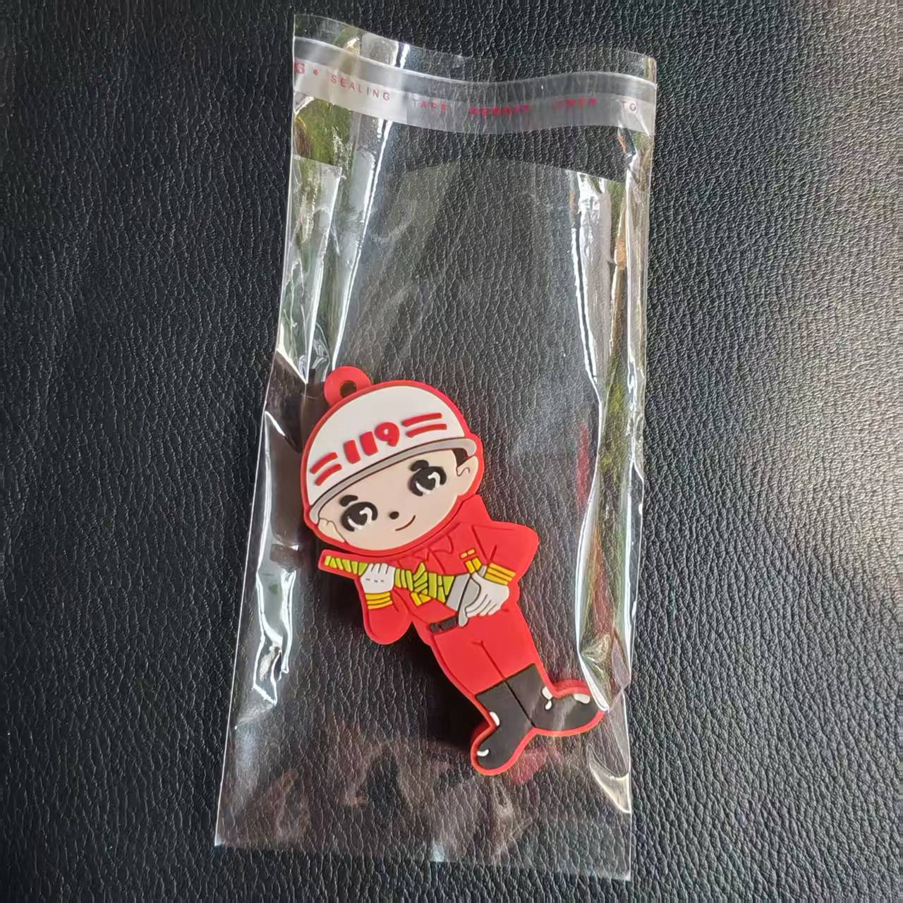 Memoria Flash USB con Diseño de Bomberos de PVC, Portátil, para Almacenamiento de Datos y Regalos