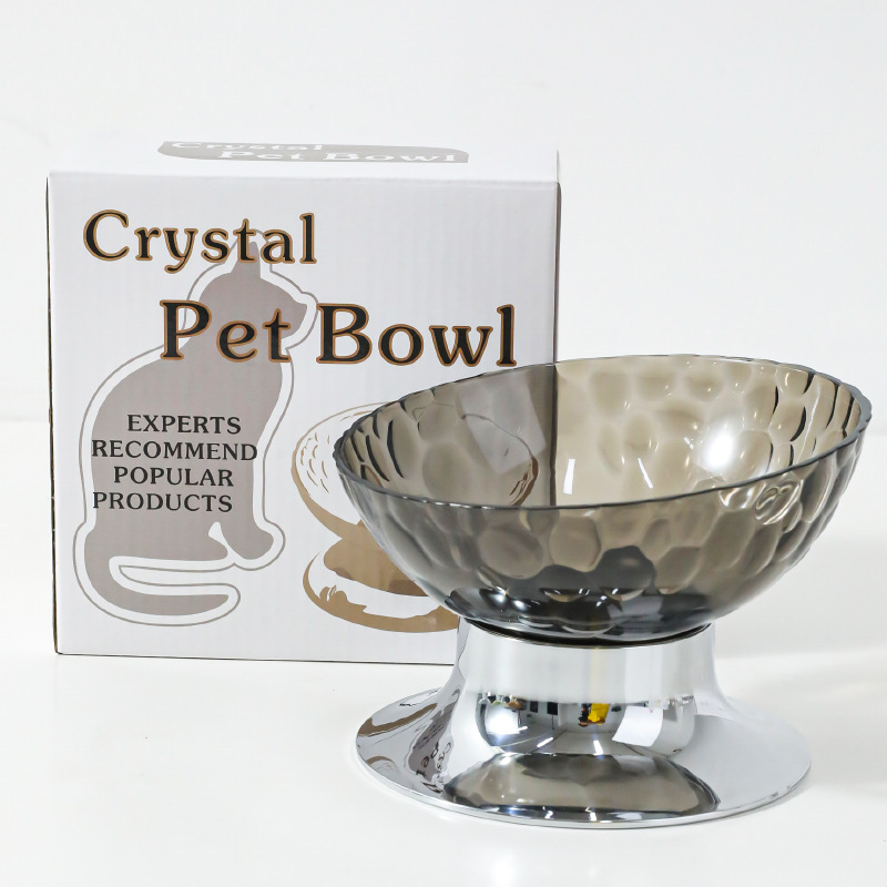 Z Pet Cat Bowl Pipi Amoy en caja Base de galvanoplastia split Tazón individual Tazón de comida para gatos Suministros para gatos Comida y bebida Lista