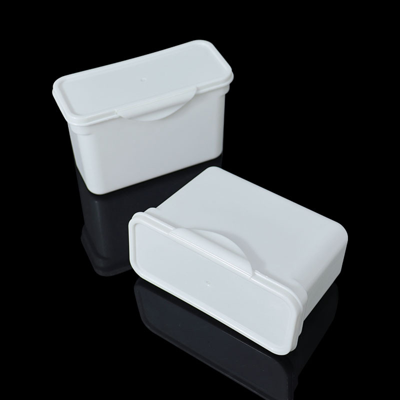 塑料乳白色连体收纳盒50颗洗衣凝珠防尘储物包装盒桌面整理收纳盒