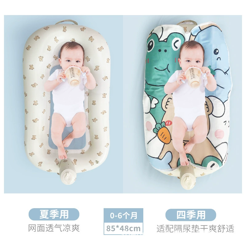 Детская надувная кровать детский коврик для ванной BB кровать табурет диван надувной коврик портативный надувной сетчатый плавающий ряд в наличии