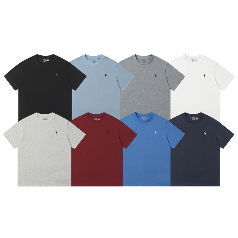 クロスボーダー ラルフローレン クラシック ベア プリント ラウンドネック 半袖 シンプル ファッション 万能 Tシャツ 男女兼用|undefined