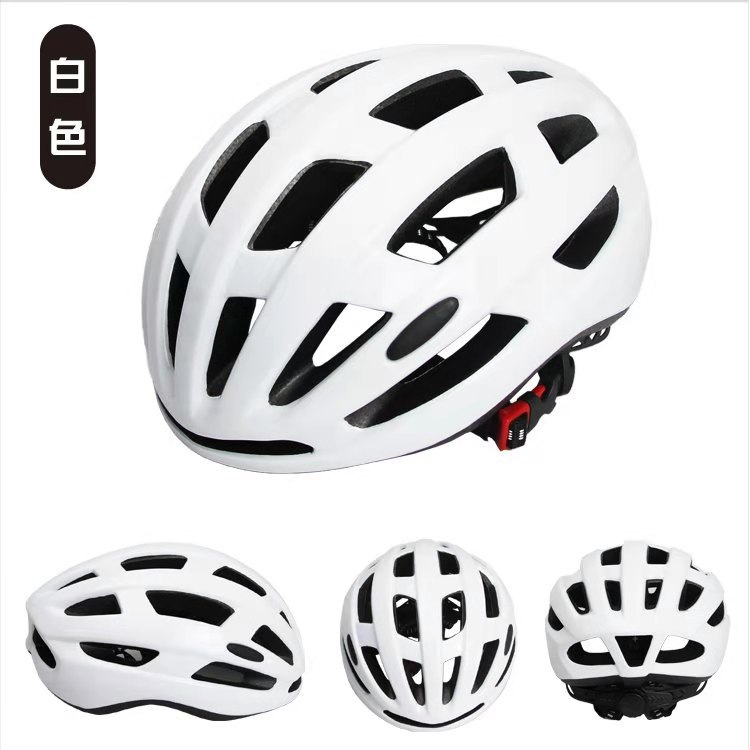 Casco de bicicleta de montaña de color blanco sólido para las cuatro estaciones, talla única para adultos, equipo de protección para ciclismo, bicicleta eléctrica