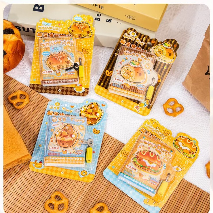 Kapibara Baking Shop Cartoon Mini Portable Notebook Notepad Student Cute Journal Kapibara Baking Shop Cartoon Mini Portable Notebook Notepad Student Cute Journal