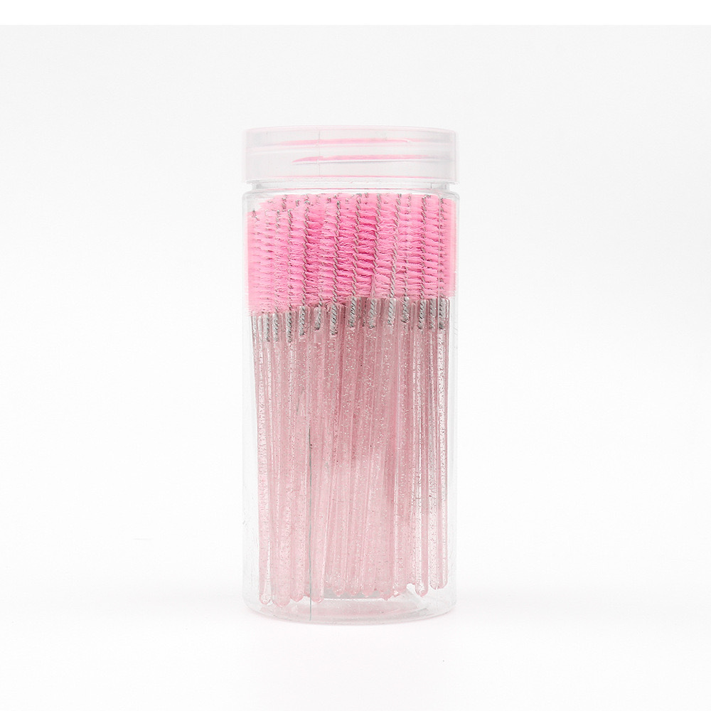 Cepillo de pestañas con mango de cristal