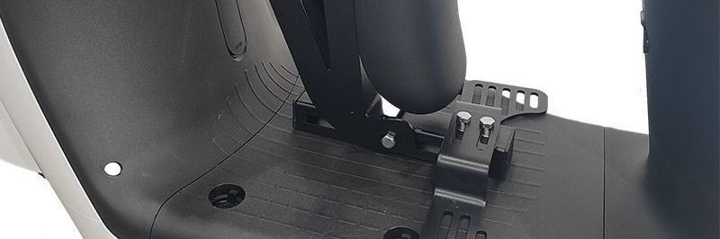 Baby electric vehicle compatible foldable safety seat, front-mounted child seat suitable for Yadea and Aima, default cotton option