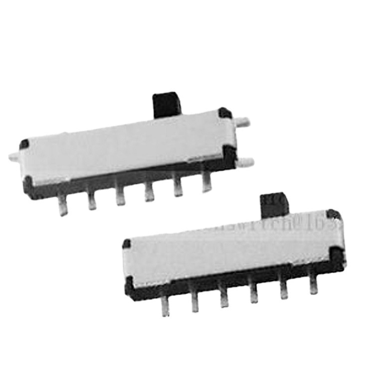 四档超薄滑动开关  四位贴片拨动开关耐温  4档贴片波动开关耐温