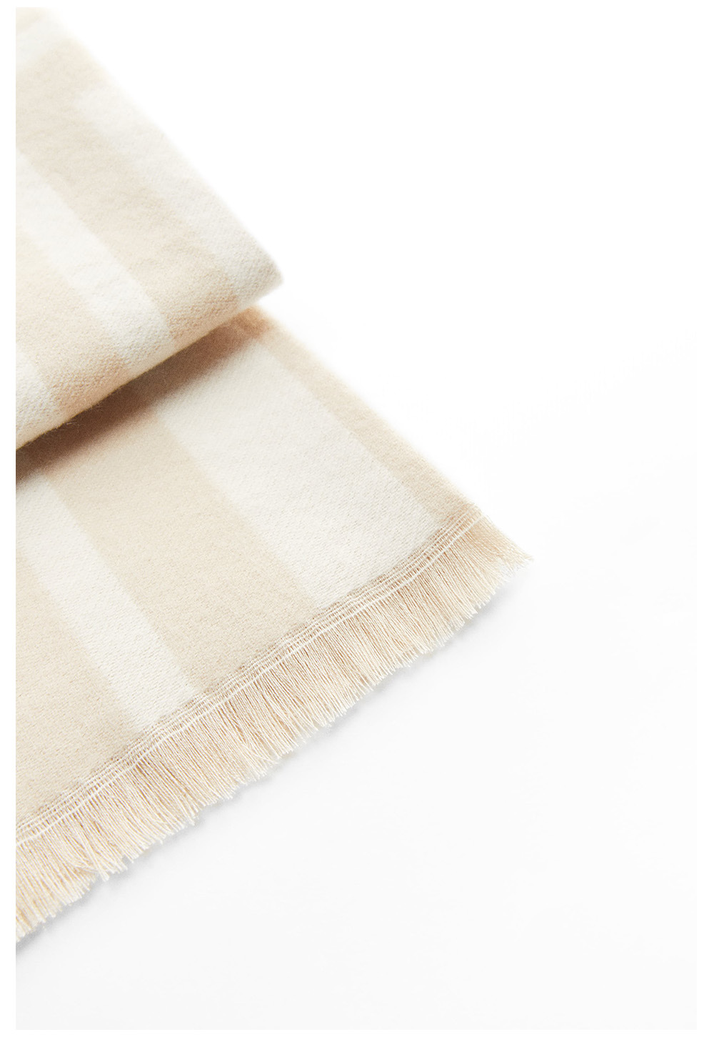 Winter Scarf With Geometric Print And Wool Border For Women_voghion.com