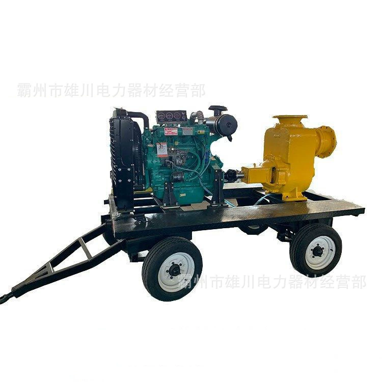 Поставка центробежный насос высокого напорного типа мобильный прицеп водяной насос дизельный водяной агрегат