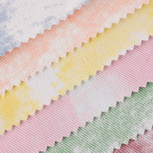 现货供应  10*10粗斜扎染帆布 全棉扎染斜纹布手袋箱包鞋材面料等