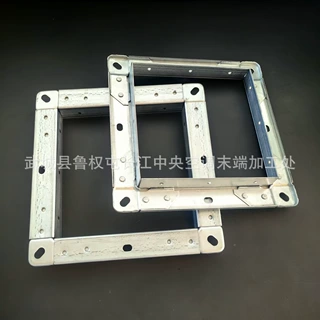 轻钢法兰 镁质防火风管对接法兰 共板轻质防火风管法兰