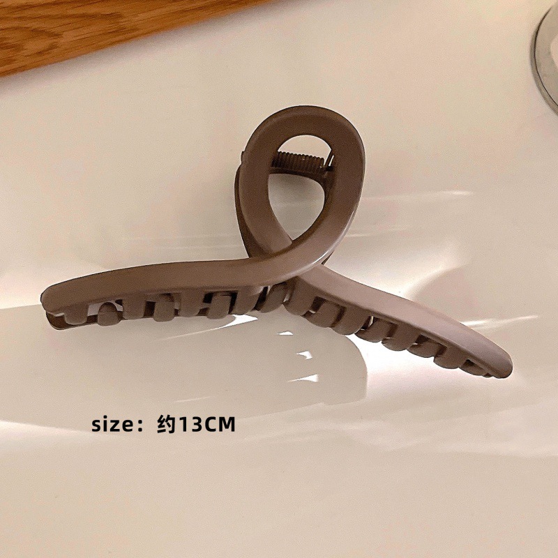 Nuevo clip de celebridad en línea elegante clip de tiburón elegante horquilla de Cabeza trasera grande clip coreano horquilla accesorios para el cabello al por mayor