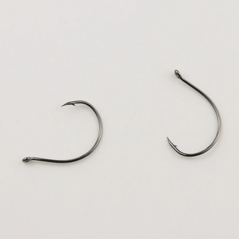 Shrimp hook with holes, river shrimp, green shrimp, lobster hook with barbs, genuine bulk filament hook tube for hook fishing for shrimp
