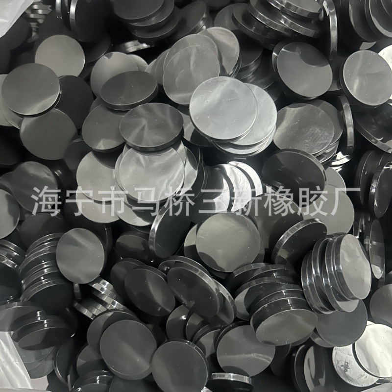 自粘硅胶脚垫 工艺品电器茶盘底座防滑垫 黑色哑面实心圆防撞胶粒
