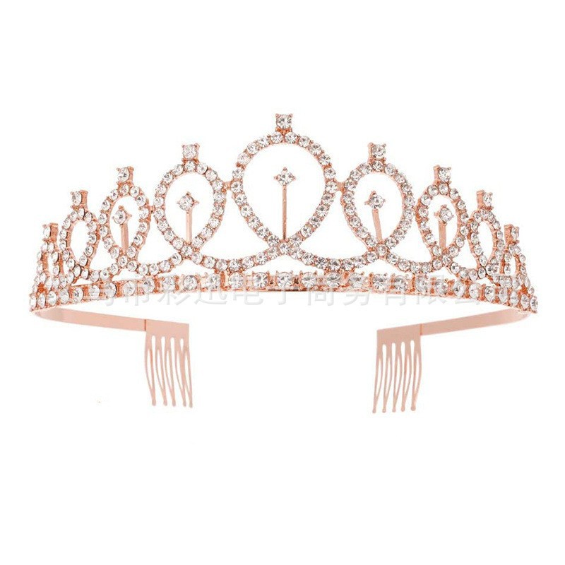 Corona de oro rosa