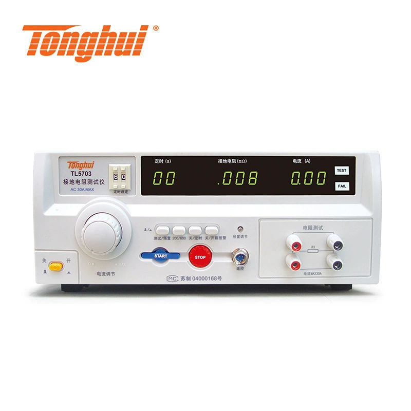Агент Tonghui TL5703 переменного тока Подключенный тестер сопротивления давления Тестер сопротивления заземления