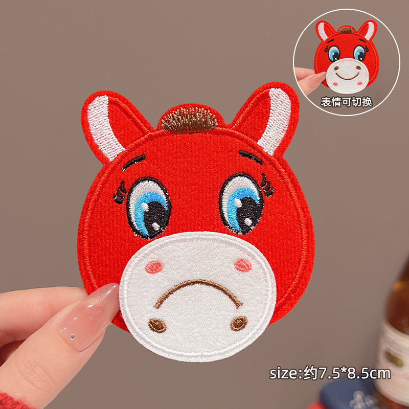 Fijación de lana de punto de velcro pegatinas de cabello pegatinas de cabello pegatinas de lavado de la cara correa de cabello para mujeres acabado de cabello pegatinas de artefactos