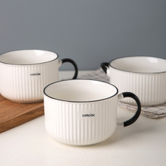 2F陶瓷泡麵碗帶蓋可微波爐加熱學生宿舍用便當碗密封單個食堂打飯