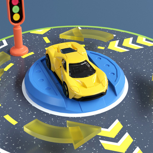 Children's Parking Lot Track Model Car Toy 3-7 Years Old Boy Fun Storage Deformable Wheel Theme Gift
