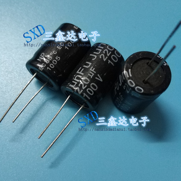 100V220UF 220UF100V 全新原装功放分频 无极NP 电解电容 18*25