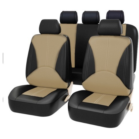 Cross-Border Universal Car Seat Cover, Spliced Leather Pu Leather Seat Cushion Cover, Available for Cross-Border Hot-Selling Manufacturers to Wholesale