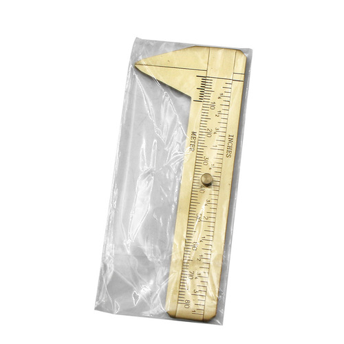 New 0-80 single and double scale brass caliper, pointed mouth style, Wenwan vernier caliper, mini brass caliper